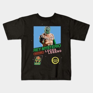 Video Game Wrestling: Rey Mysterio Strikes Back! Kids T-Shirt